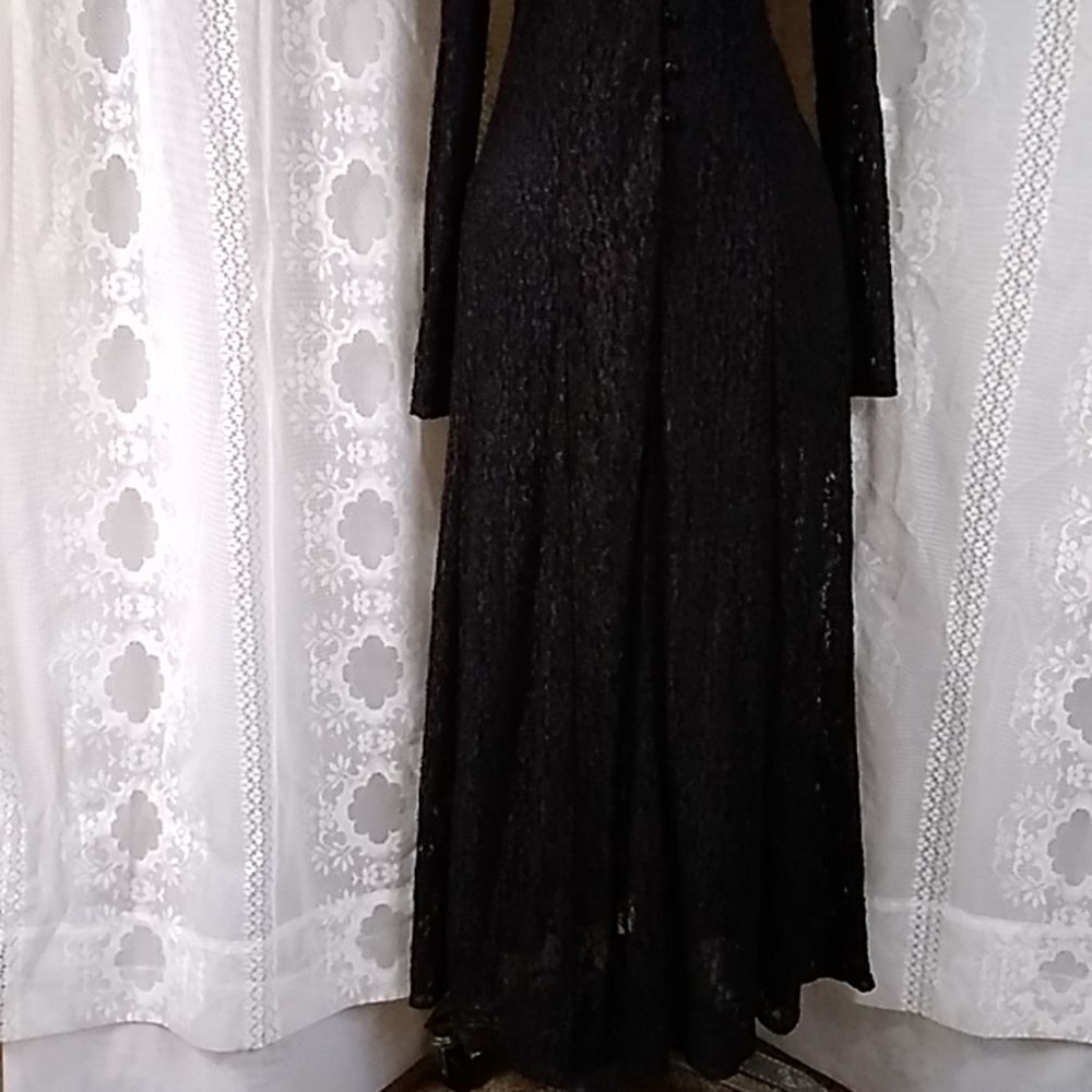 All That Jazz Made In California USA VTG Lace Corset Women Dress Size 13/14 - Picture 7 of 14